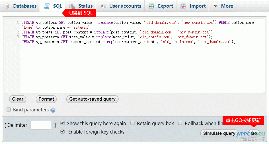 wp-sql-replace-domain